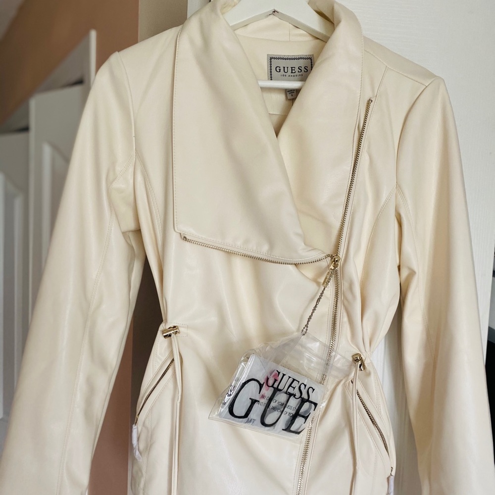 Peplum leather Jacket